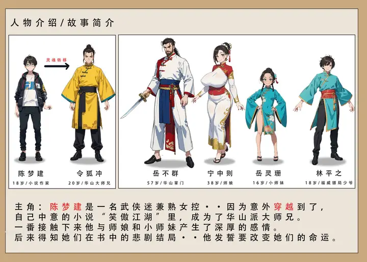 漫画《魂穿笑傲一》第1话第2张图