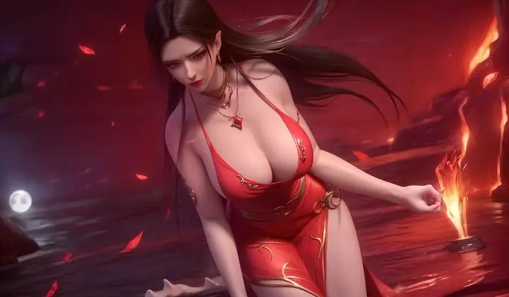 漫画《[AI绘画]国漫女主-阿七.蔷薇.高瑶.小舞.云曦.应天王后.美杜莎》第07话第44张图