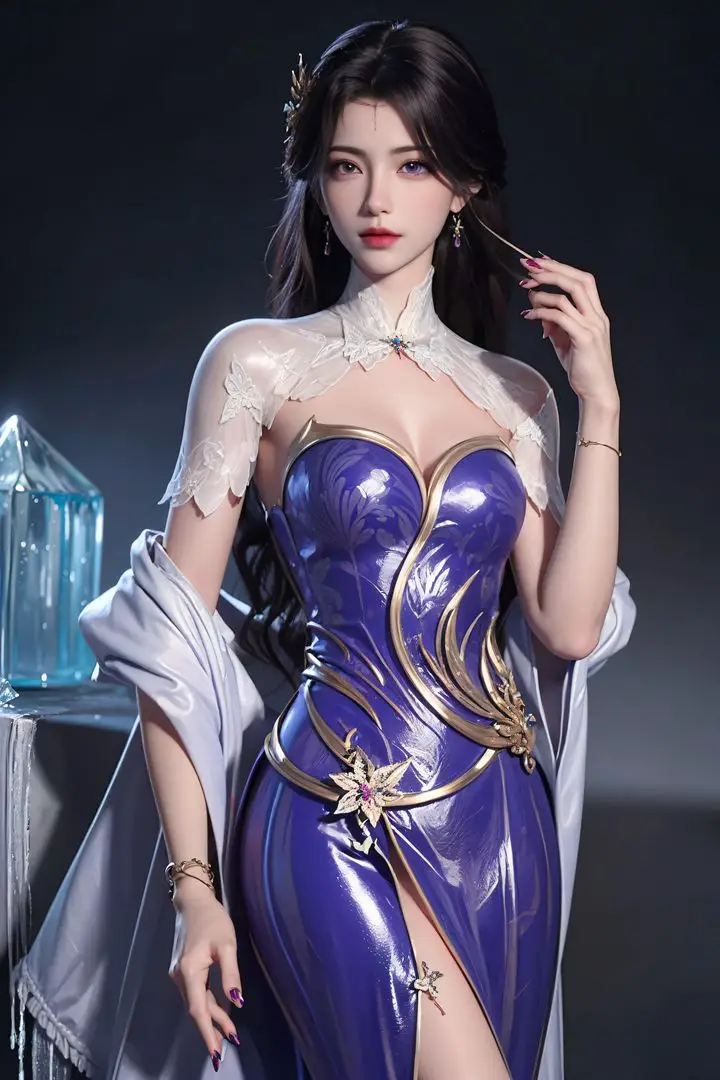 漫画《[AI绘画]国漫女主-阿七.蔷薇.高瑶.小舞.云曦.应天王后.美杜莎》第05话第89张图