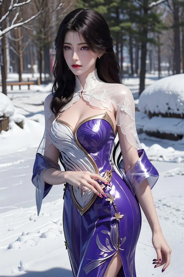 漫画《[AI绘画]国漫女主-阿七.蔷薇.高瑶.小舞.云曦.应天王后.美杜莎》第05话第92张图