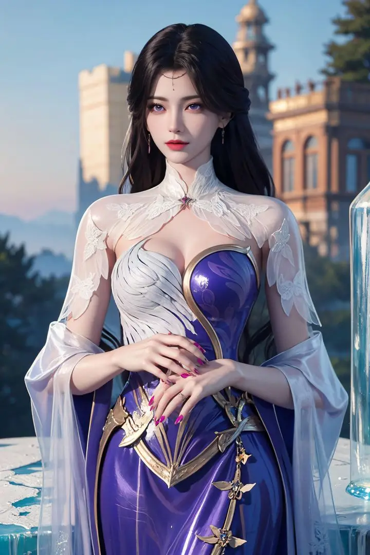 漫画《[AI绘画]国漫女主-阿七.蔷薇.高瑶.小舞.云曦.应天王后.美杜莎》第05话第93张图