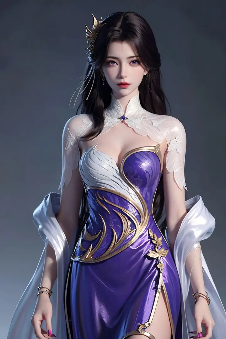 漫画《[AI绘画]国漫女主-阿七.蔷薇.高瑶.小舞.云曦.应天王后.美杜莎》第05话第97张图