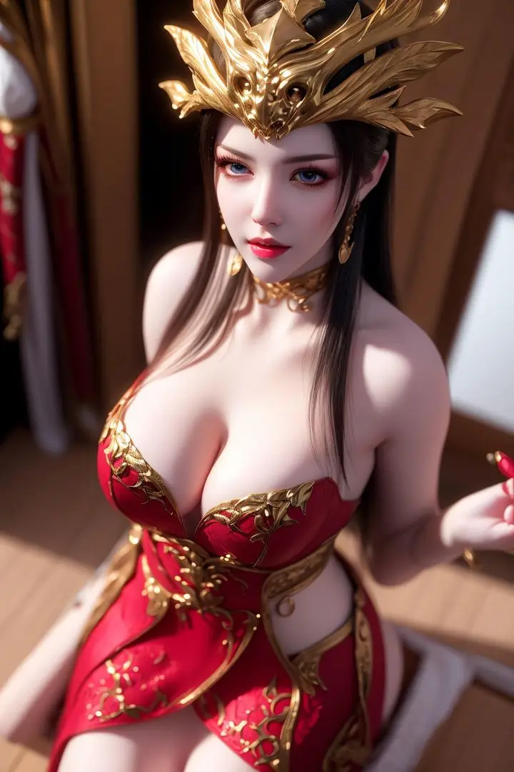 漫画《[AI绘画]国漫女主-阿七.蔷薇.高瑶.小舞.云曦.应天王后.美杜莎》第09话第34张图