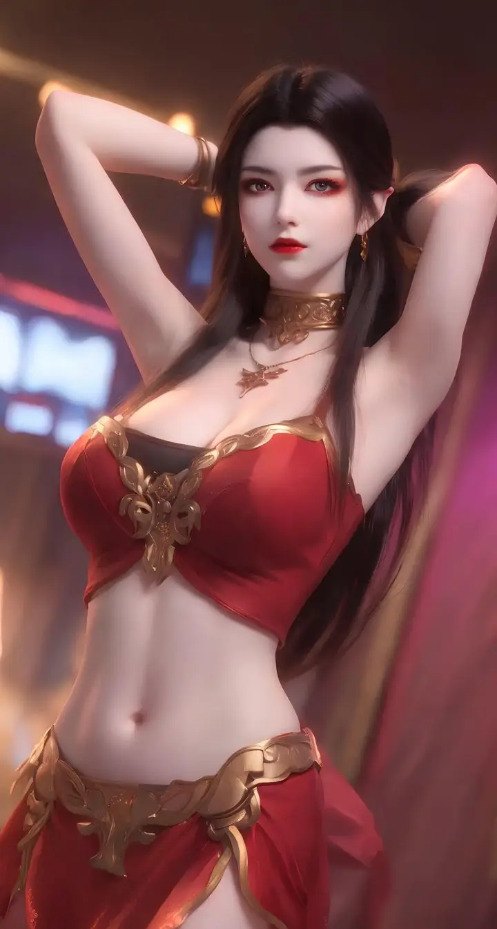 漫画《[AI绘画]国漫女主-阿七.蔷薇.高瑶.小舞.云曦.应天王后.美杜莎》第08话第34张图