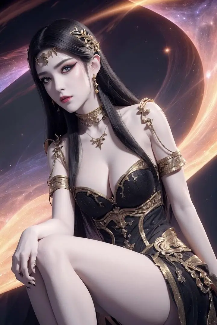 漫画《[AI绘画]国漫女主-阿七.蔷薇.高瑶.小舞.云曦.应天王后.美杜莎》第08话第73张图