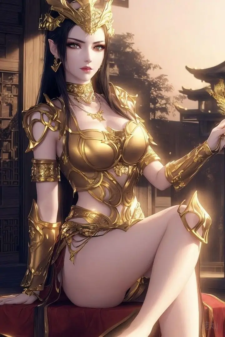 漫画《[AI绘画]国漫女主-阿七.蔷薇.高瑶.小舞.云曦.应天王后.美杜莎》第08话第75张图