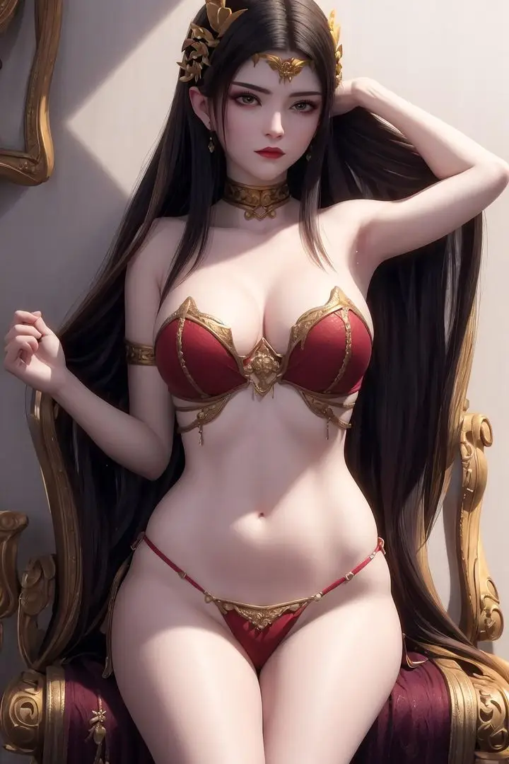 漫画《[AI绘画]国漫女主-阿七.蔷薇.高瑶.小舞.云曦.应天王后.美杜莎》第13话第47张图