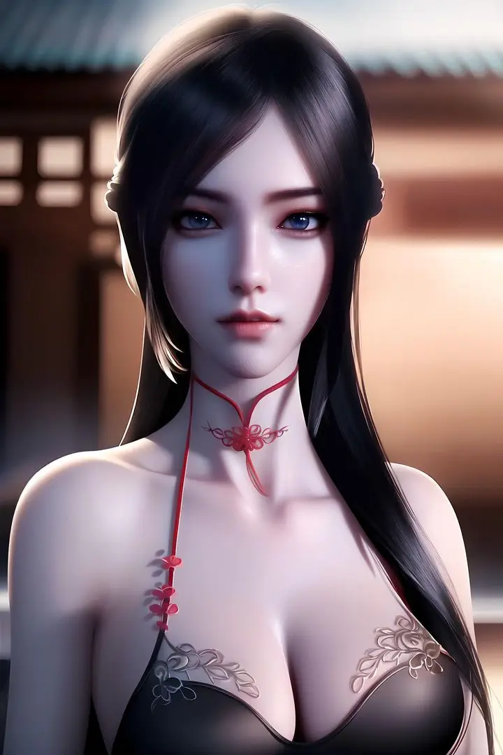 漫画《[AI绘画]国漫女主-阿七.蔷薇.高瑶.小舞.云曦.应天王后.美杜莎》第02话第32张图