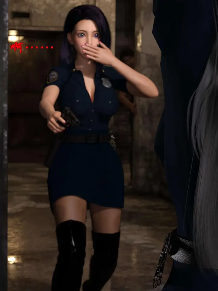 漫画《[3D]黑丝女警队第一部-模特绑架事件》第1话第17张图