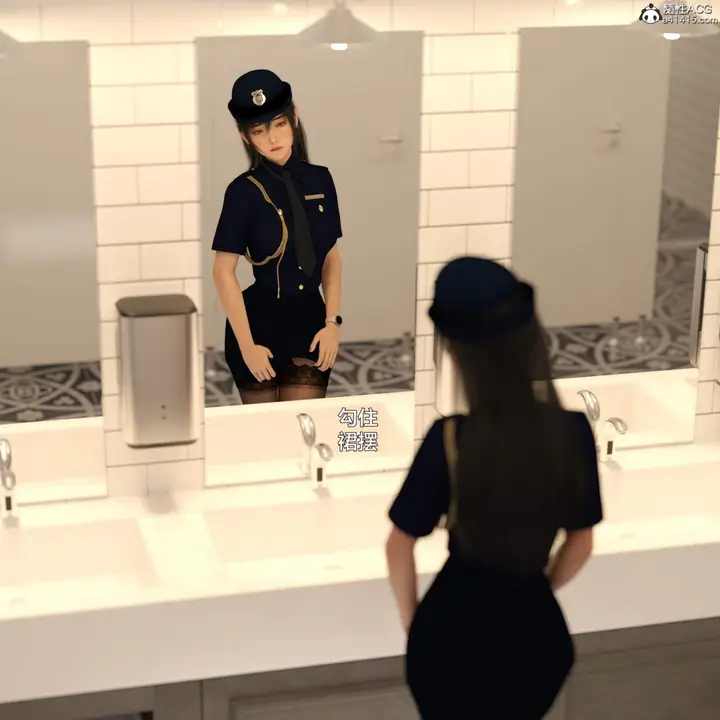 漫画《[3D]黑丝女警队番外篇-林岚的旧相识》第4话第32张图