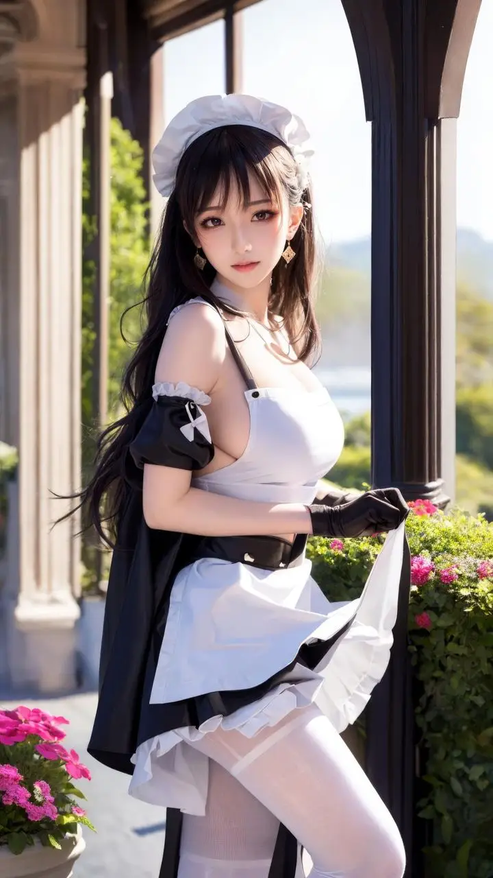 漫画《[AI绘画]TheDelicate_黑丝.女仆》第04话第4张图