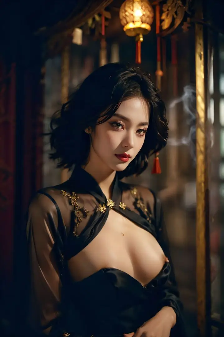 漫画《[AI绘画]极品身材_巨乳.黑丝》第11话第107张图