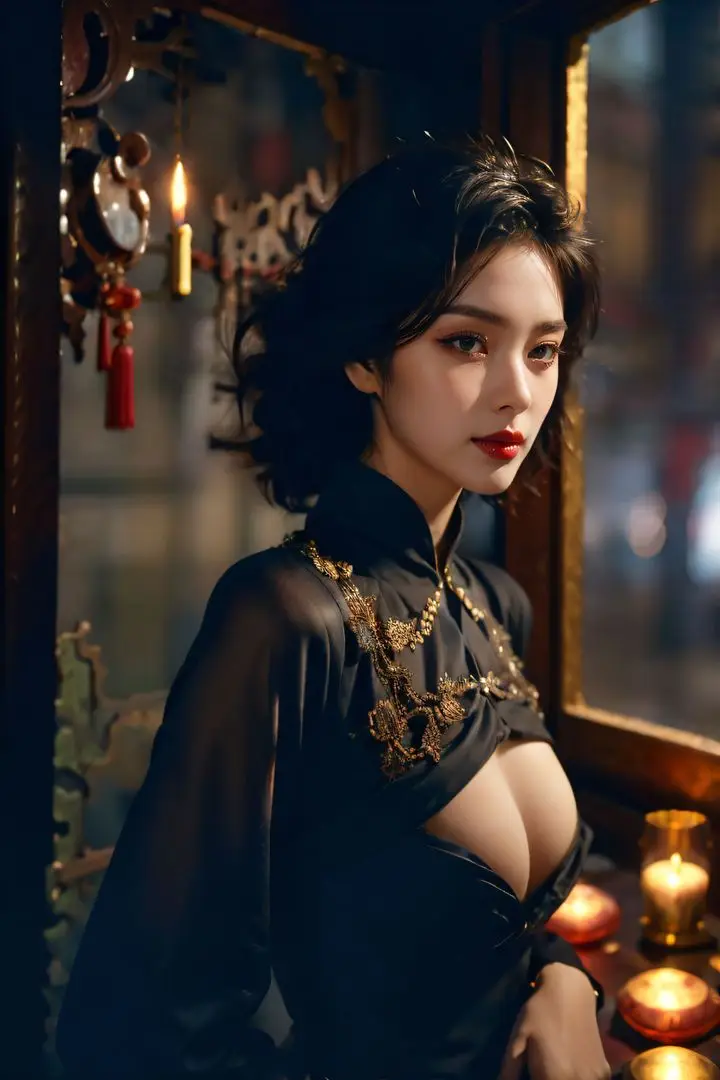 漫画《[AI绘画]极品身材_巨乳.黑丝》第11话第62张图