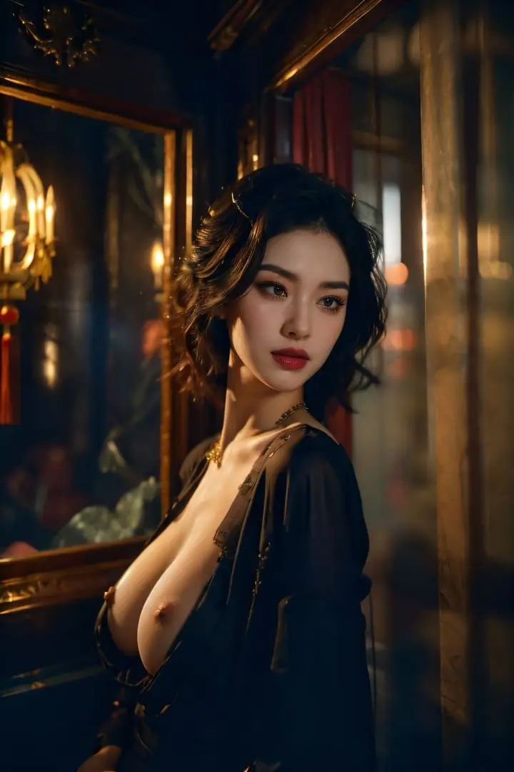 漫画《[AI绘画]极品身材_巨乳.黑丝》第11话第85张图