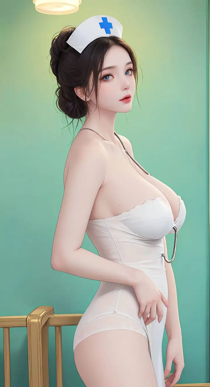 漫画《[AI绘画]AI写真.护士.露出AIGenerated》第01话第19张图
