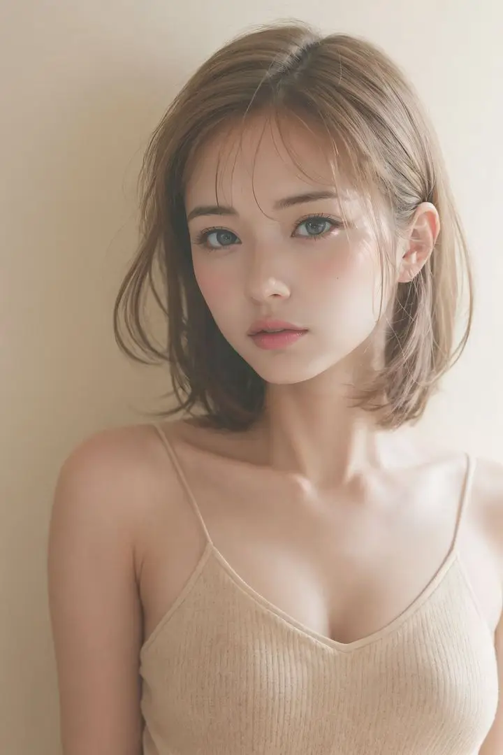 漫画《[AI绘画]真人写真.露出.巨乳.御姐》第01话第52张图