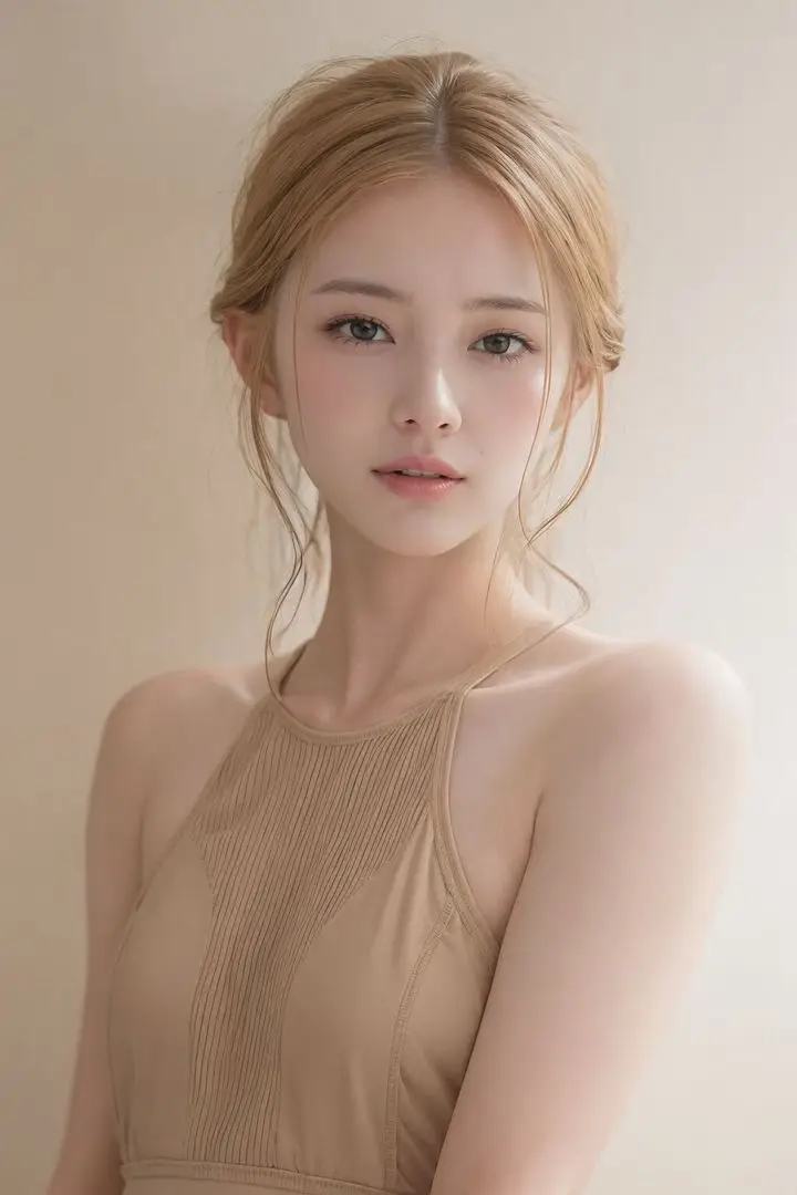 漫画《[AI绘画]真人写真.露出.巨乳.御姐》第01话第55张图