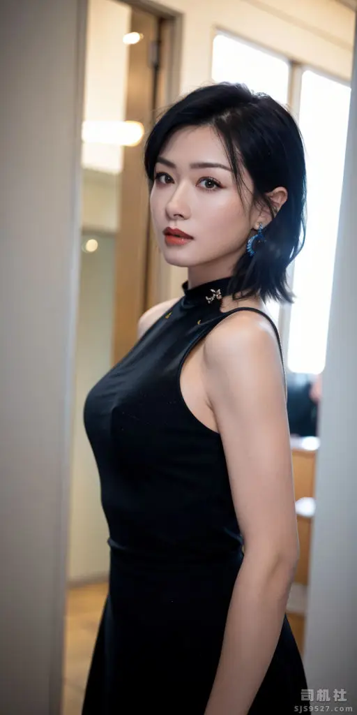 漫画《[AI绘画]真人写真.露出.巨乳.御姐》第12话第68张图