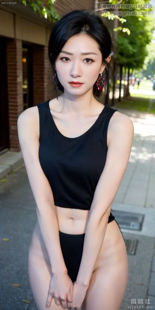 漫画《[AI绘画]真人写真.露出.巨乳.御姐》第12话第93张图