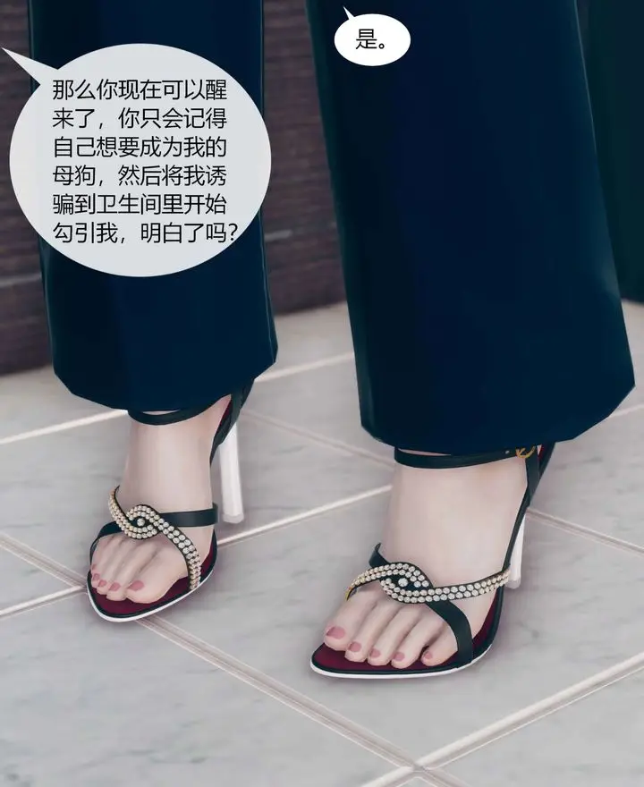 漫画《[3D]被催眠洗脑，堕落为母狗性奴的冷艳千金与总裁母亲》第01话第79张图