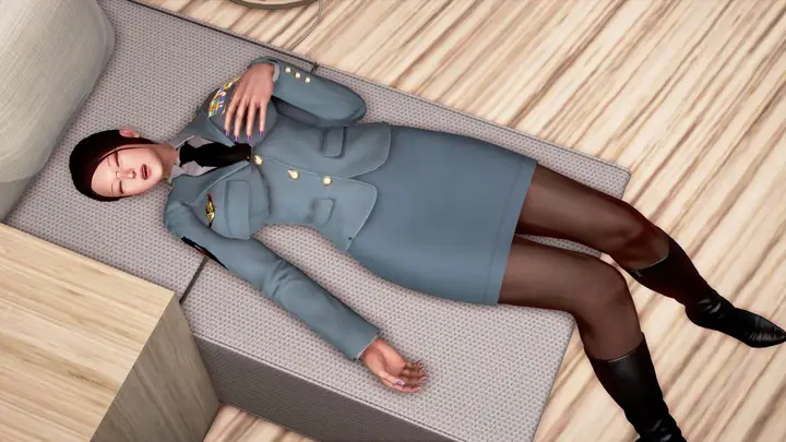 漫画《[3D]极上美脚女警官绝望堕落-咏志和春丽》上第54张图