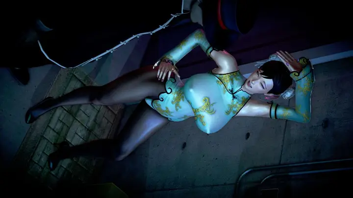漫画《[3D]极上美脚女警官绝望堕落-咏志和春丽》上第122张图