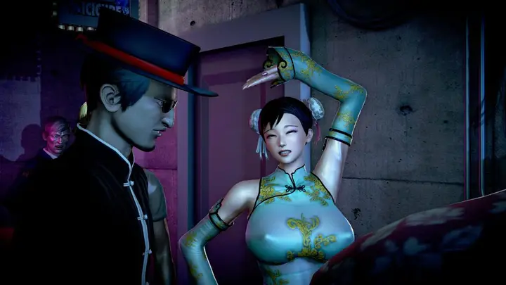 漫画《[3D]极上美脚女警官绝望堕落-咏志和春丽》上第124张图