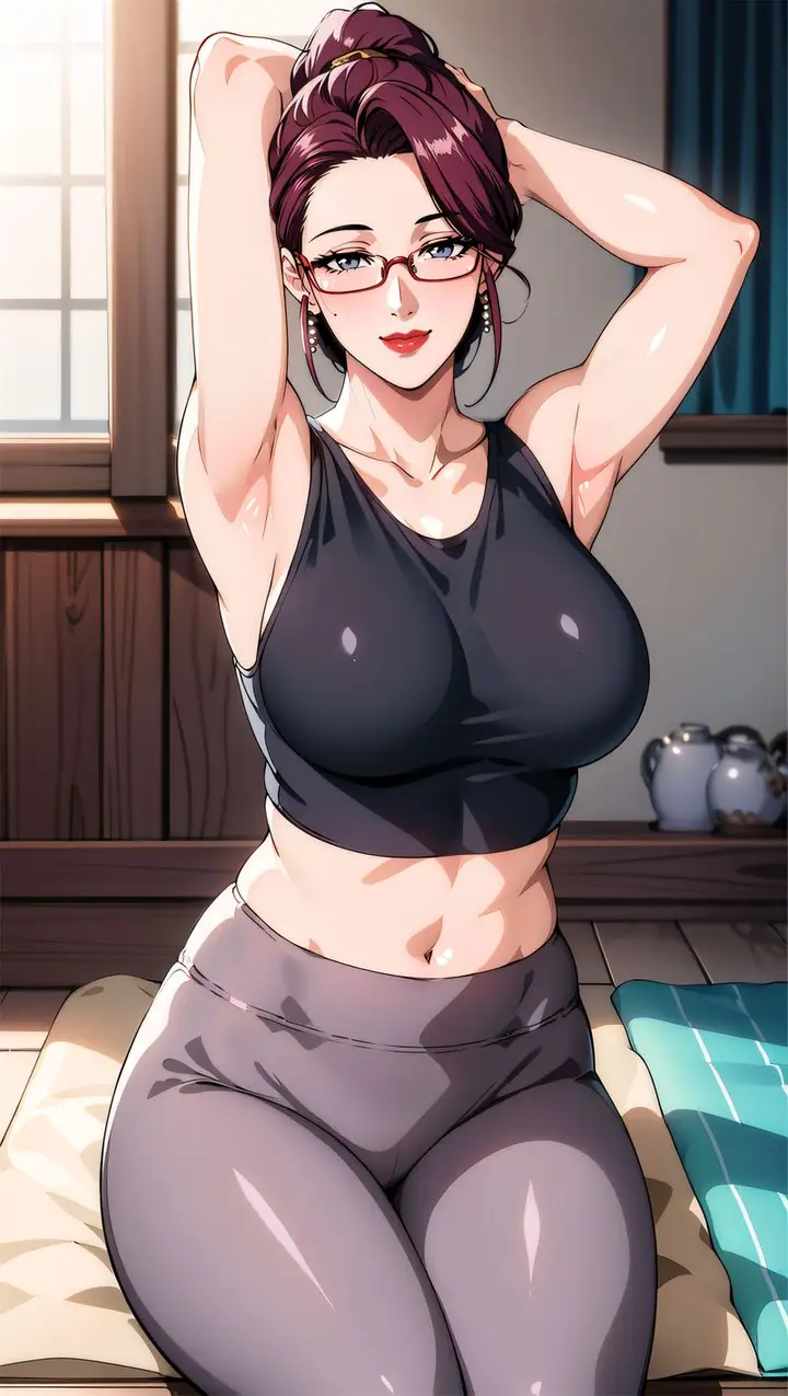 漫画《[AI绘画]美人母亲集成肉嫁高柳家》第06话第61张图