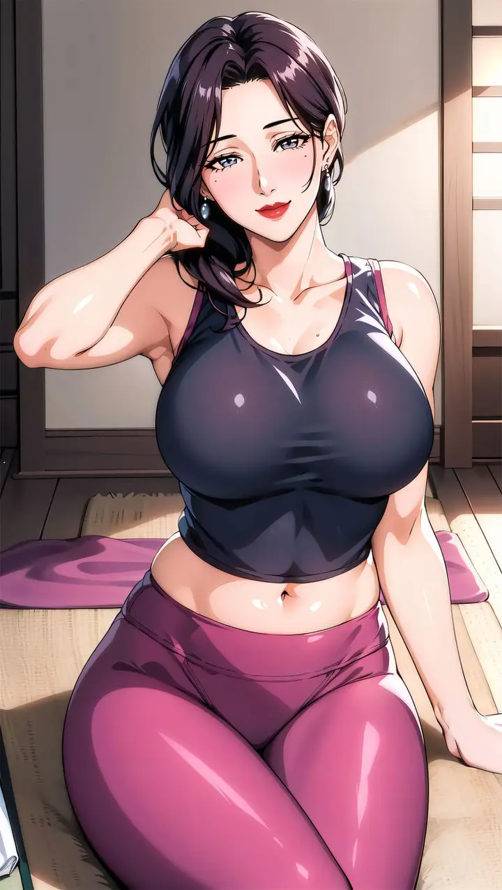 漫画《[AI绘画]美人母亲集成肉嫁高柳家》第06话第67张图