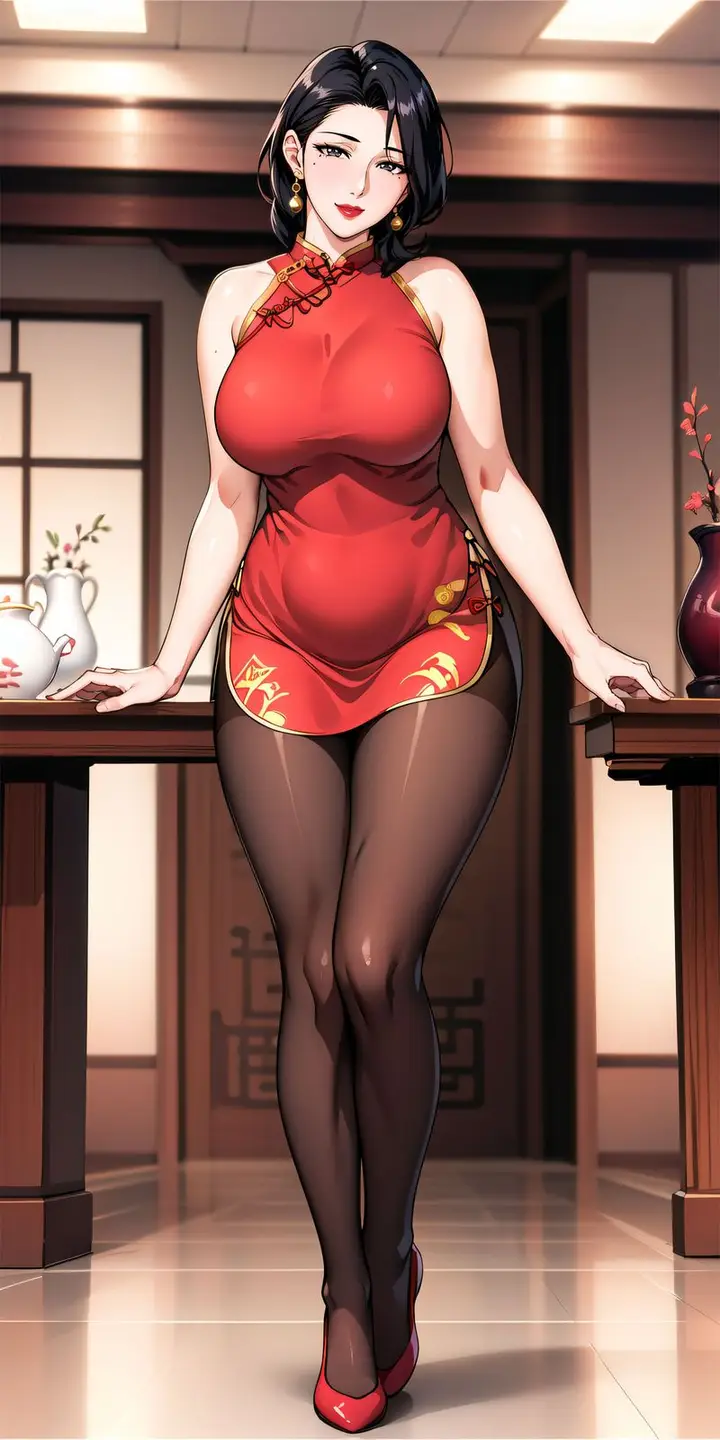 漫画《[AI绘画]美人母亲集成肉嫁高柳家》第06话第70张图