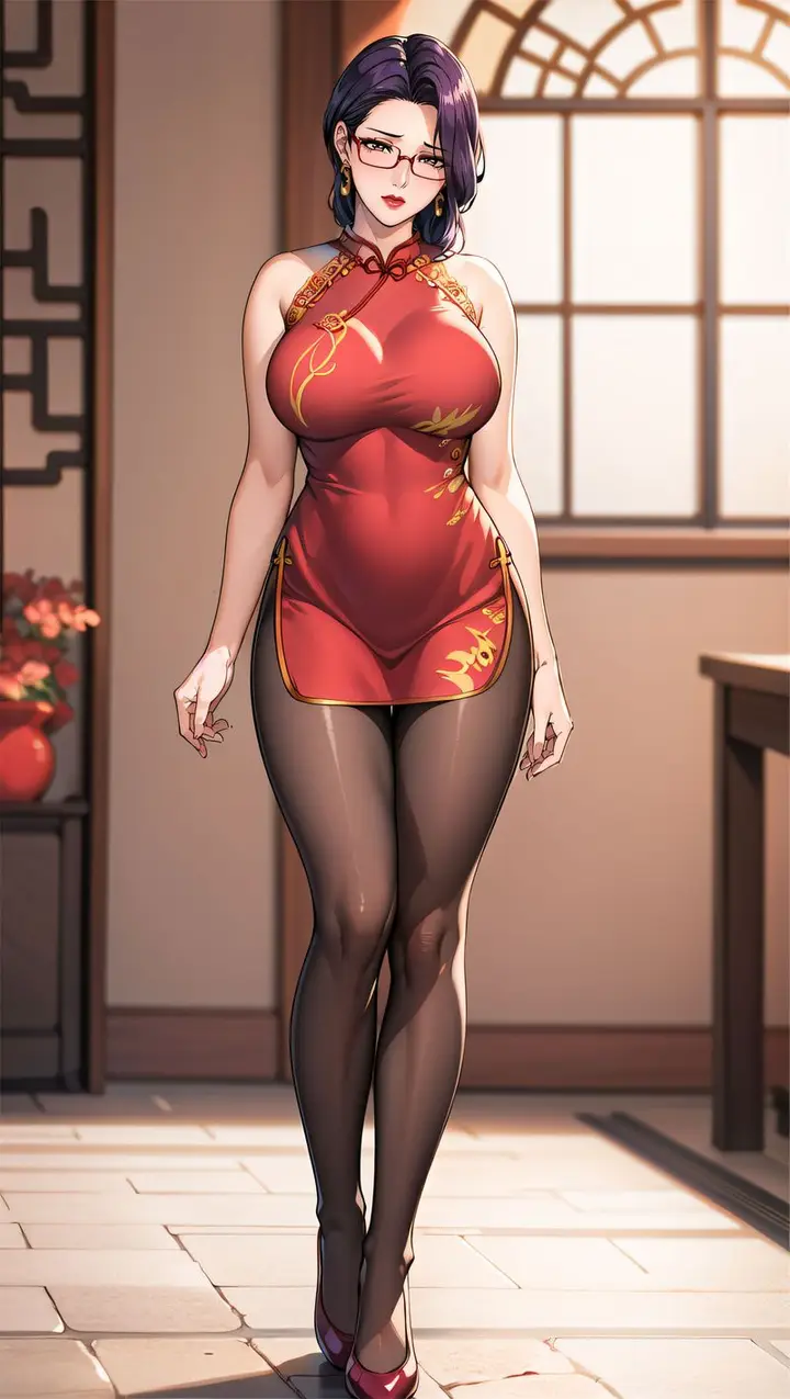 漫画《[AI绘画]美人母亲集成肉嫁高柳家》第06话第77张图
