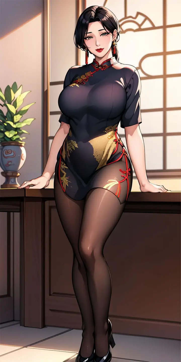 漫画《[AI绘画]美人母亲集成肉嫁高柳家》第06话第79张图
