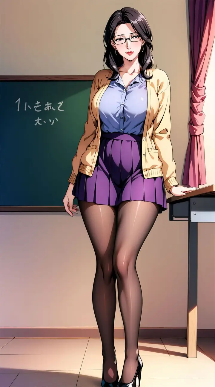 漫画《[AI绘画]美人母亲集成肉嫁高柳家》第08话第96张图