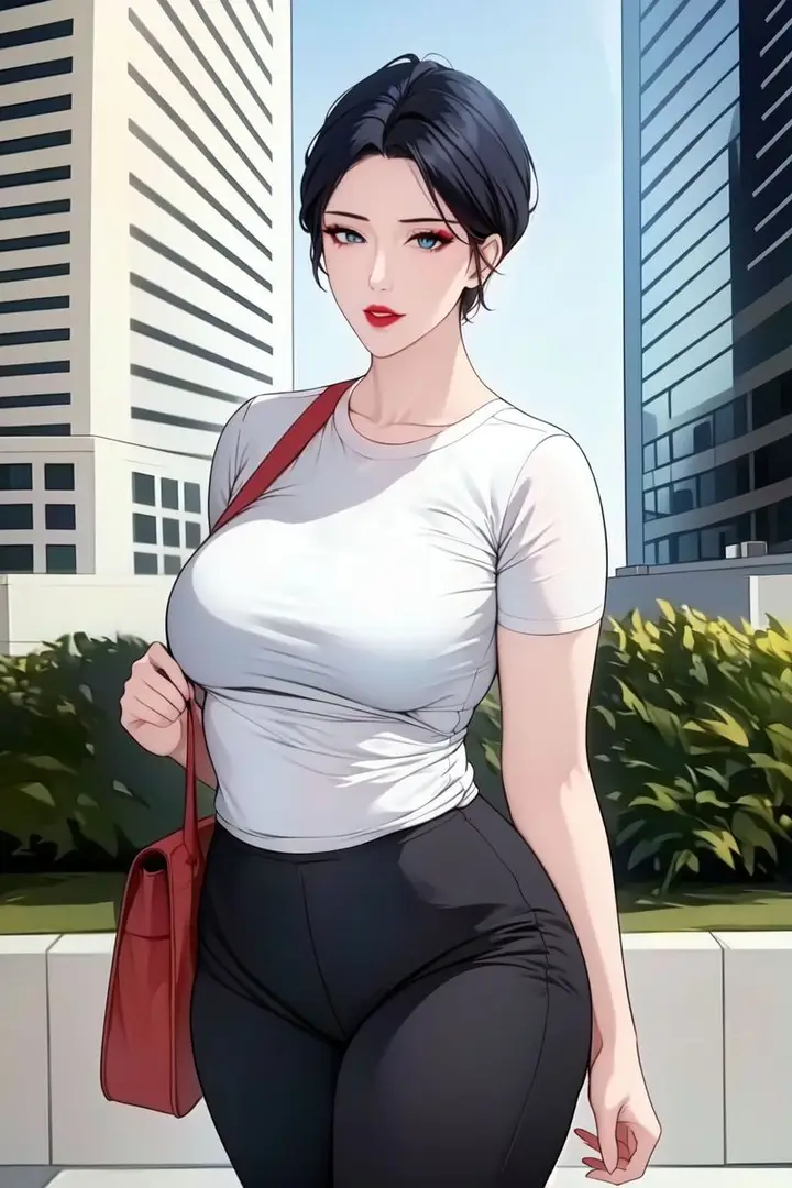 漫画《[AI绘画]美人母亲集成肉嫁高柳家》第01话第2张图