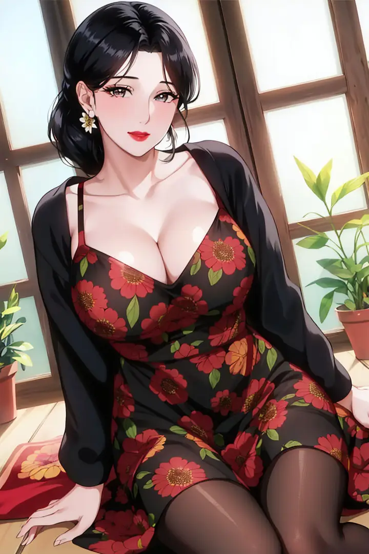 漫画《[AI绘画]美人母亲集成肉嫁高柳家》第01话第34张图