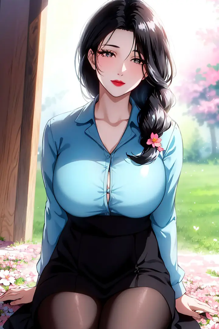漫画《[AI绘画]美人母亲集成肉嫁高柳家》第01话第44张图