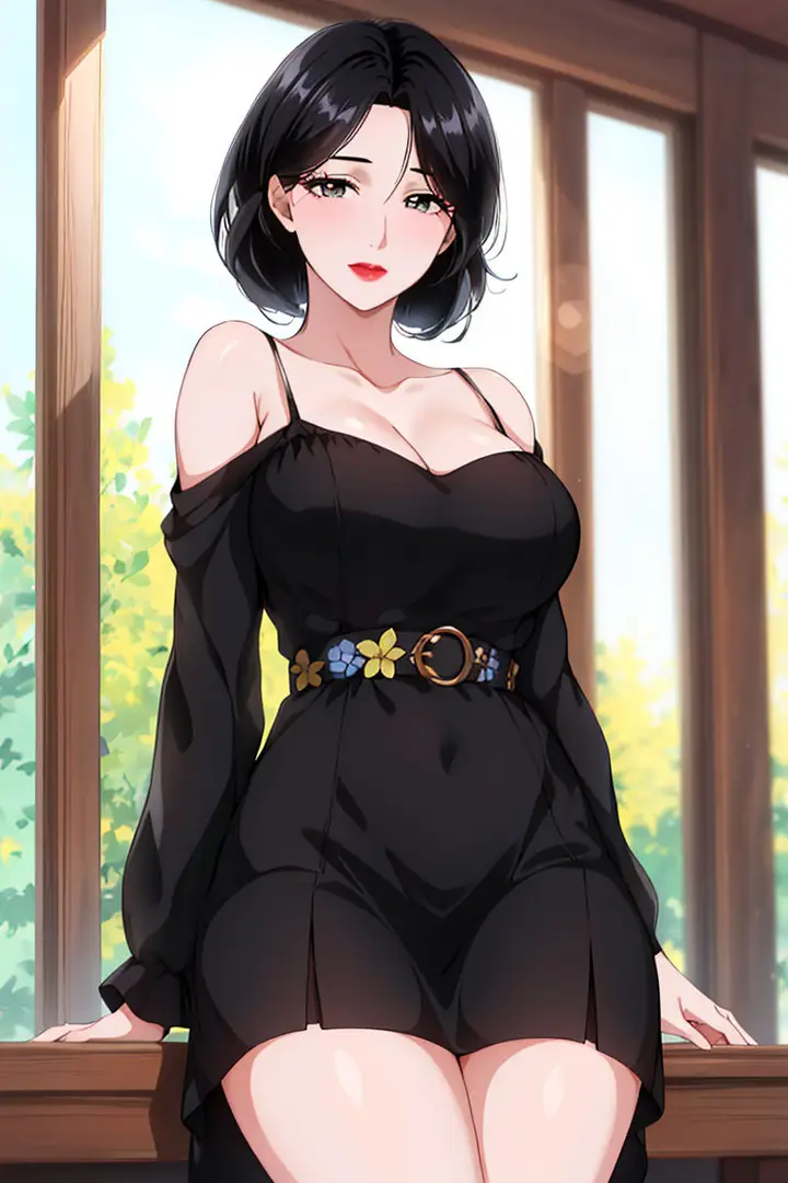 漫画《[AI绘画]美人母亲集成肉嫁高柳家》第01话第47张图