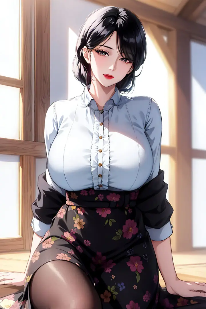 漫画《[AI绘画]美人母亲集成肉嫁高柳家》第01话第49张图