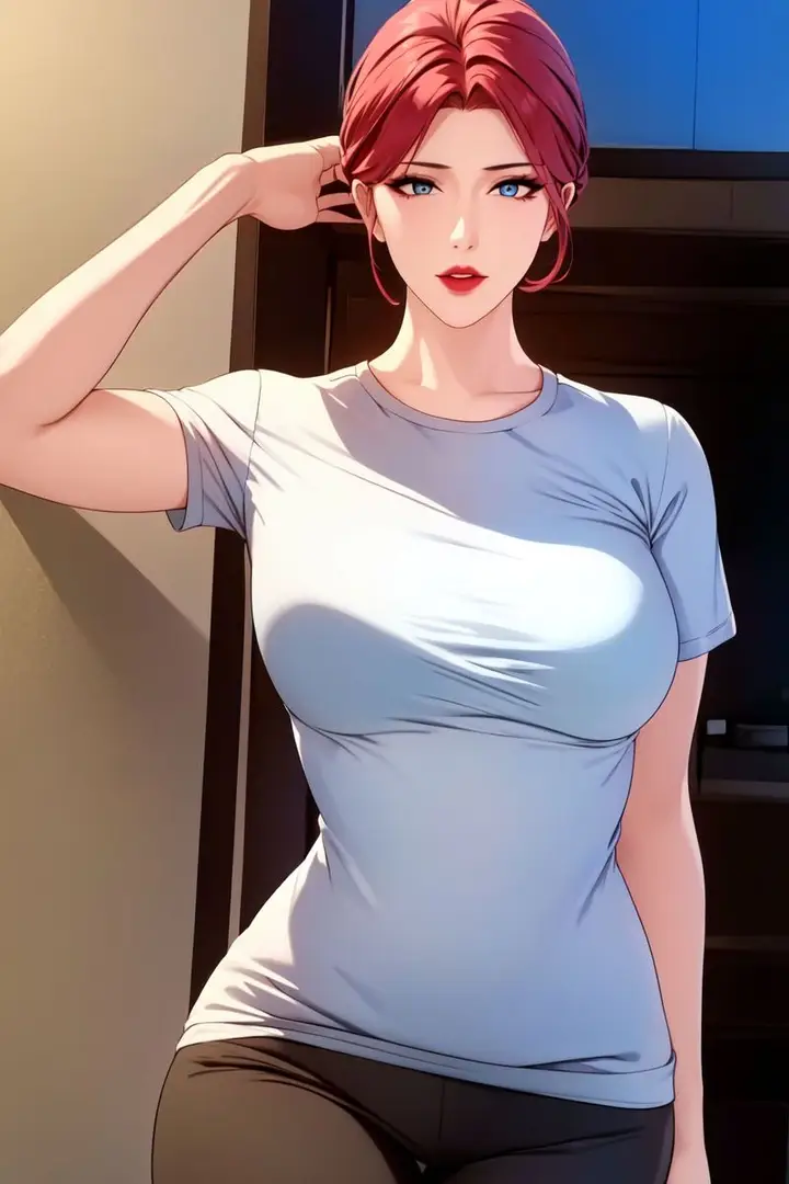漫画《[AI绘画]美人母亲集成肉嫁高柳家》第01话第5张图