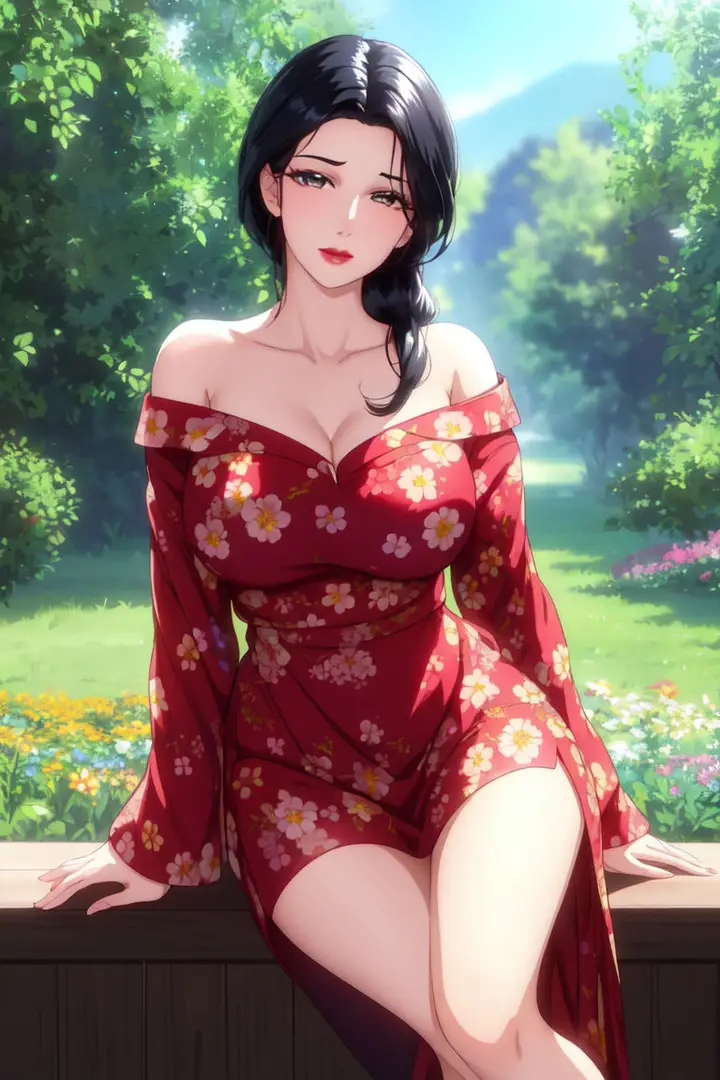 漫画《[AI绘画]美人母亲集成肉嫁高柳家》第01话第54张图