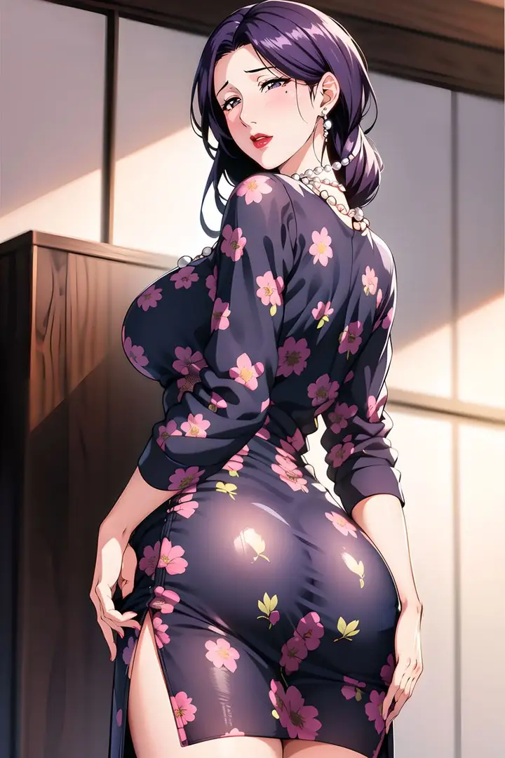 漫画《[AI绘画]美人母亲集成肉嫁高柳家》第04话第76张图