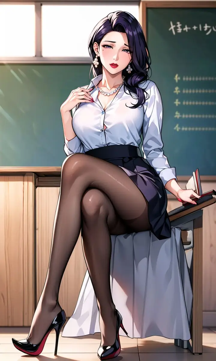 漫画《[AI绘画]美人母亲集成肉嫁高柳家》第04话第8张图