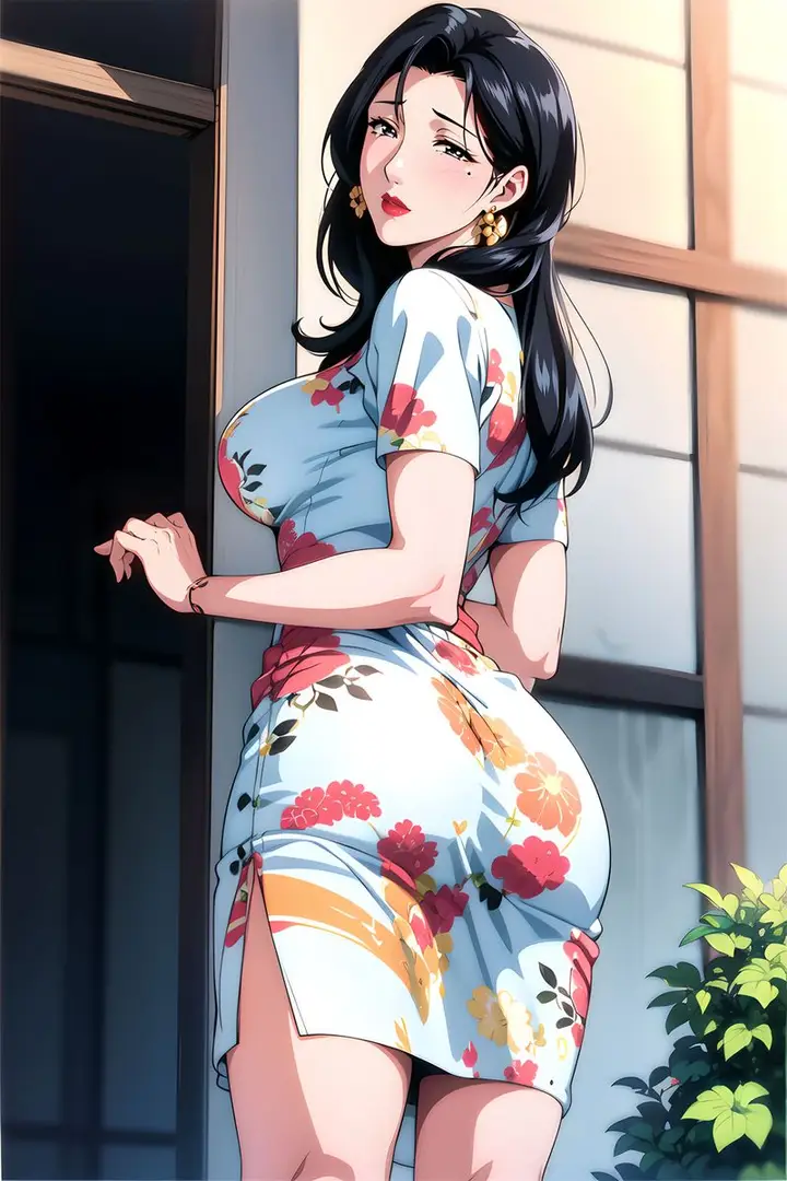 漫画《[AI绘画]美人母亲集成肉嫁高柳家》第04话第81张图