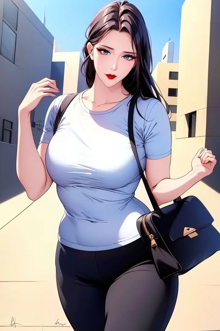 漫画《[AI绘画]美人母亲集成肉嫁高柳家》第09话第42张图