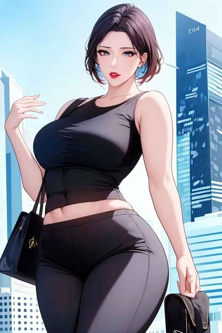 漫画《[AI绘画]美人母亲集成肉嫁高柳家》第09话第45张图