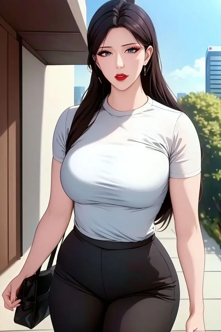 漫画《[AI绘画]美人母亲集成肉嫁高柳家》第09话第49张图