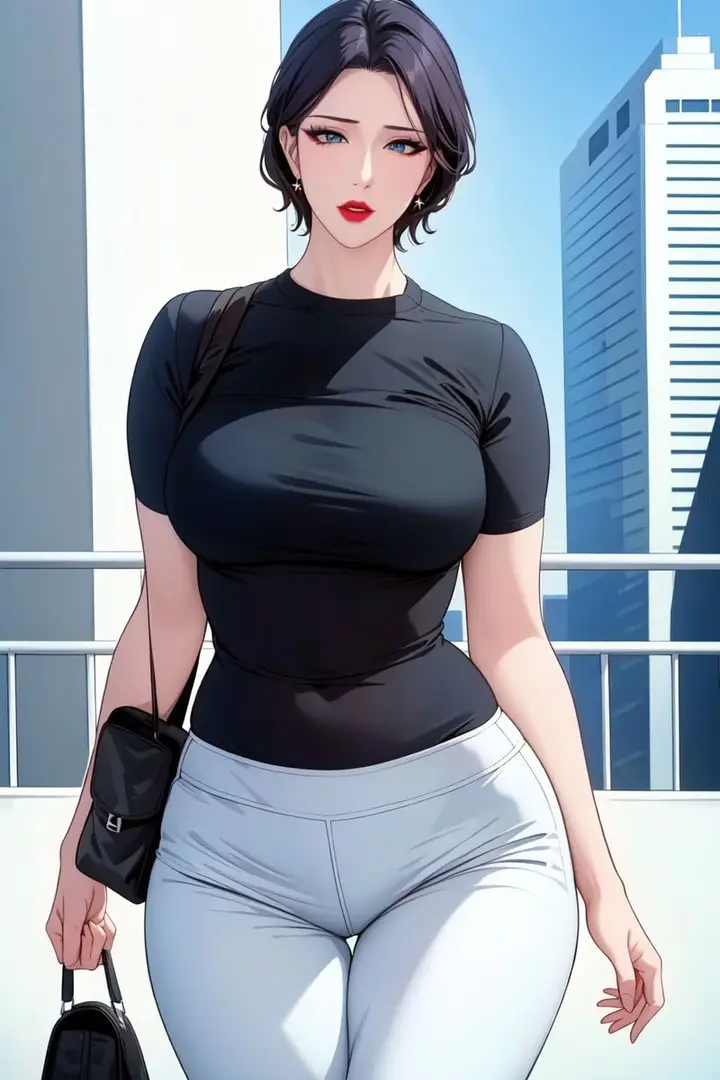 漫画《[AI绘画]美人母亲集成肉嫁高柳家》第09话第52张图