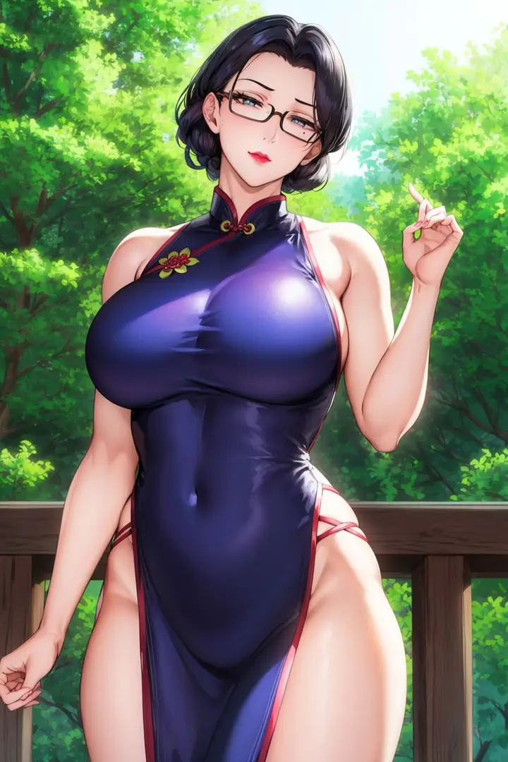 漫画《[AI绘画]美人母亲集成肉嫁高柳家》第03话第47张图