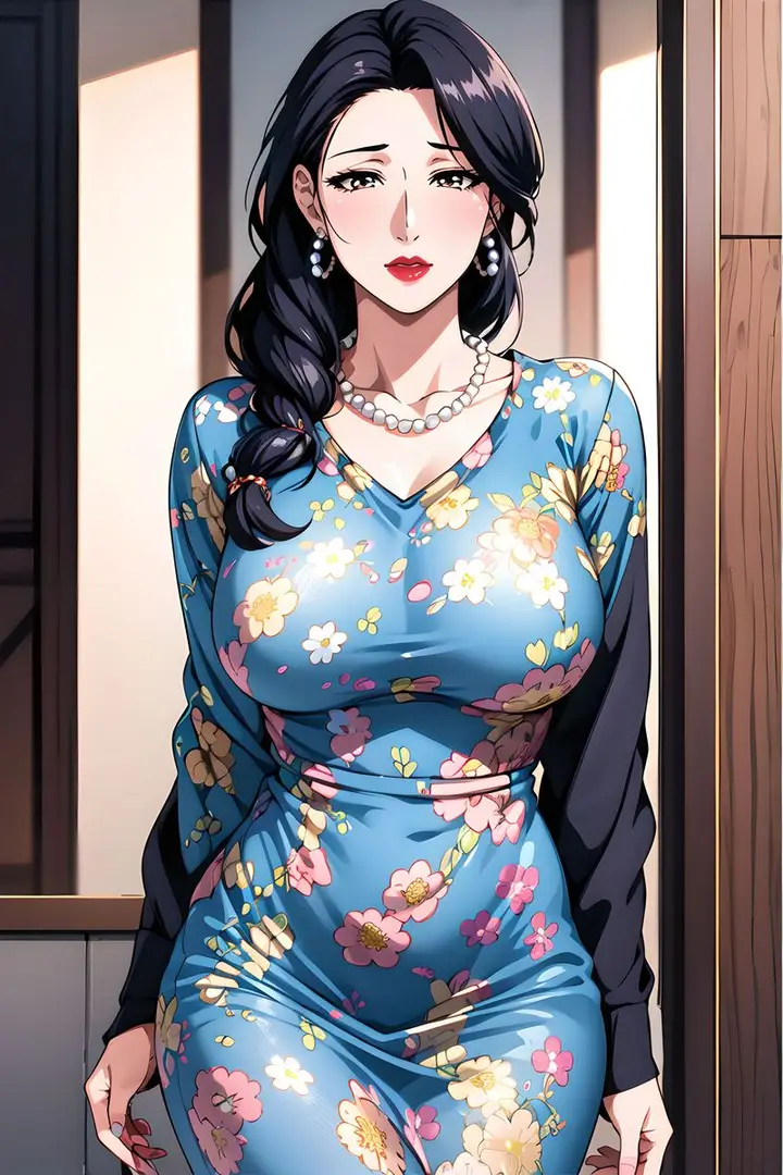 漫画《[AI绘画]美人母亲集成肉嫁高柳家》第03话第53张图