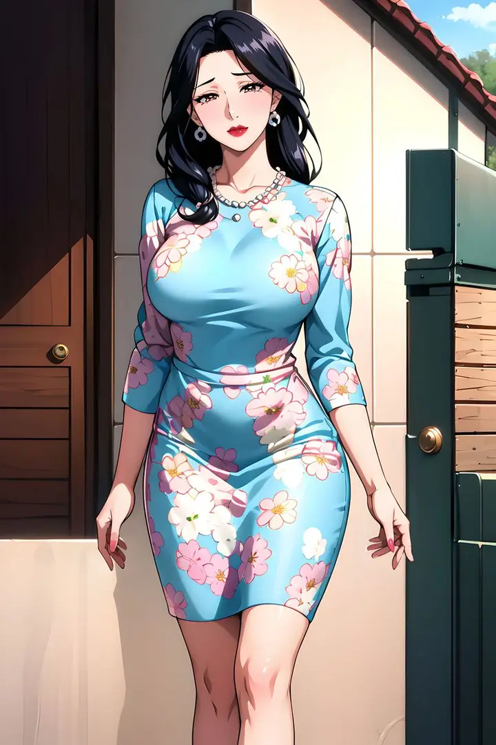 漫画《[AI绘画]美人母亲集成肉嫁高柳家》第03话第71张图